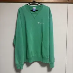 美品！安価！90s Champion グリーンスウェット 無地