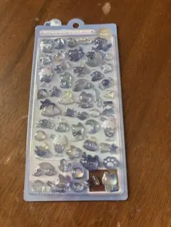 ボンボンドロップシール　よるねこボンボン　猫　②