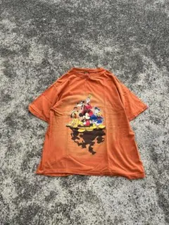 90’s ミッキー Tシャツ オレンジ