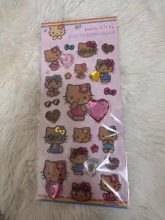 日焼けキティ　キラキララインストーンシール（Sanrio公式）12時間以内発送！