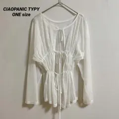 CIAOPANIC TYPY ドロストチュールシアートップス　ONE sizeのサムネイル