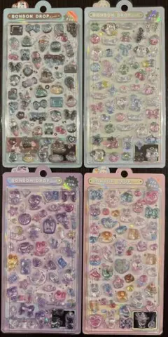 ボンボンドロップシール オリジナル 4種セット【正規品】ちょこみんボンボン