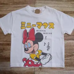 新品 未使用 リトシー ミニー 夏 半袖 Tシャツ 女の子 白色 80のサムネイル