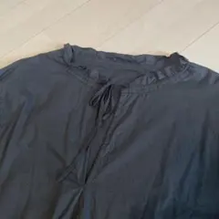 レディース ボンジュールサガン　黒　バルーンスリーブ シャツ　ブラウス