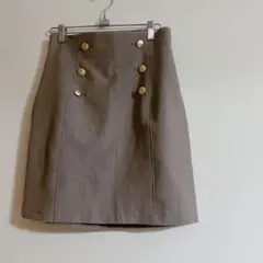 1119.3 マリンミニスカート ライトブラウン系　Mサイズ