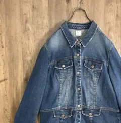 OLD NAVY オールドネイビー　デニムジャケット　Gジャン　古着　青　L2