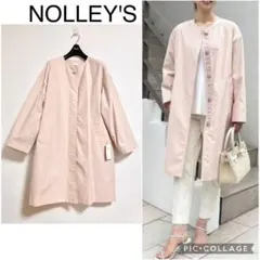 【新品】ノーリーズ ノーカラーコート オケージョン セレモニー ピンク 日本製