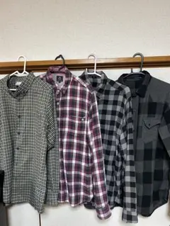 Columbia & BEAMS HEART 長袖シャツ 4点セット Lサイズ