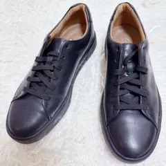 【未使用級】クラークス　アンコスタレース　スニーカー　24.5㎝　ブラック