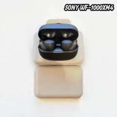 【美品】SONY WF-1000XM4 ワイヤレスイヤホン ブラック 付属品完備