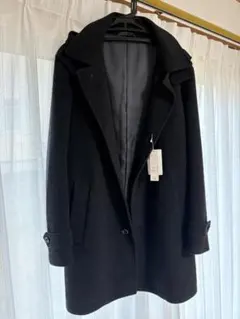 CAFE SOHO URBAN新品未使用　Lサイズ　フード付き黒コート