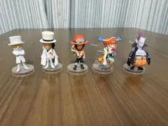ワンピの実　バギー　ルッチ　カク　エース　モリア　5体セットのサムネイル