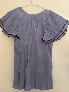 GRL 薄い青色 フリル袖