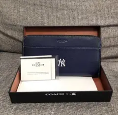 コーチ☆COACH☆長財布☆ヤンキースコラボ