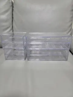 ダイソー　クリア　ケース　引き出し