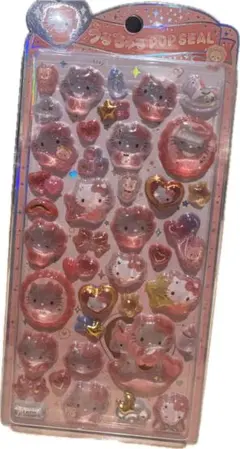 新品未開封　キティちゃん　サンリオ　うるちゅるシール　ポップシールのサムネイル
