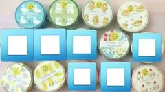 クリアロールステッカー petテープ 各1ループ 10点セット 切り売り