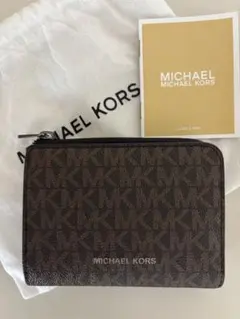 【新品】MICHAEL KORS　モノグラム二つ折り財布