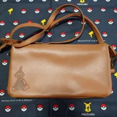 【ムーミン】リトルミイ　ショルダーポーチ　ブラウン　中古品のサムネイル