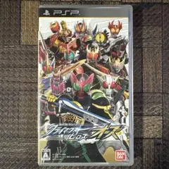 仮面ライダークライマックスヒーローズ オーズ PSPソフト 特典カード付属
