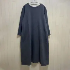 RANAN（ラナン） 裏起毛フレアーロングワンピース