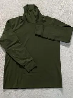 ユニクロ 超極暖ヒートテック ウルトラウォーム タートルネックXL グリーン