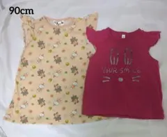 女の子 トップスまとめ売り 90cm こぐまちゃんえほん うさぎ 半袖 子供服