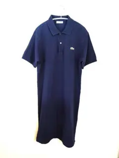 LACOSTE ポロワンピース ネイビー 34 - メルカリ