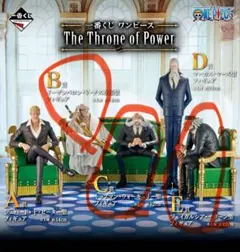 ワンピース一番くじ五老星The Throne of Power B賞、C賞、E賞