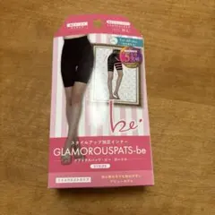 グラマラスパッツビーガードル着圧レギンス M〜Lブラック ストライプ