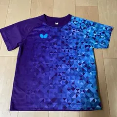 Butterfly 卓球ウェア SSサイズ 紫/青　練習着