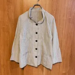 USAインポート 90s ダイアログ 長袖 ジャケット ゆったり 青 お出かけ 