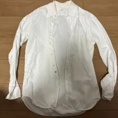 45rpm ホワイト コットン100% ボタンアップシャツ Mのサムネイル