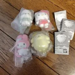サンリオ カラフルカラビナマスコットチャーム　4種　セミコンプ