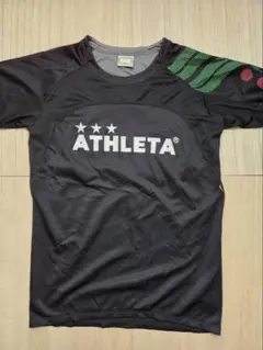 【美品】ATHLETA 160cmメッシュシャツ 黒