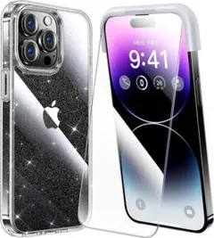 iPhone 14 pro max 用 ケース キラキラ クリア ケース！