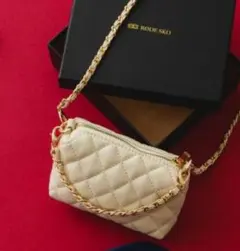 【RODESKO】新品未使用タグ付き★2wayキルティングチェーンバッグ