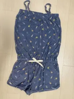 gelato pique ブルー柄オールインワン