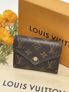極美品　60 LOUIS VUITTON ルイヴィトン　モノグラム　三つ折り財布 60 LOUIS VUITTON ルイヴィトン モノグラム 折り財布 Wフォック