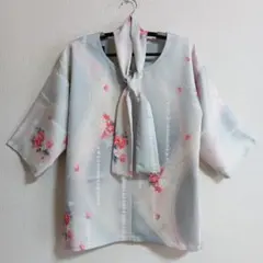 サ*ラ様 期間限定値下げ　着物リメイク　ブラウス　ストール　ハンドメイド