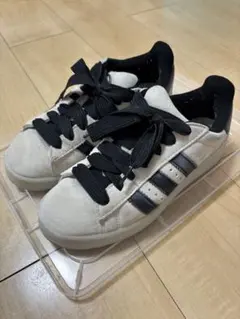 adidas キャンパス00s ホワイト/ブラック23.5cm