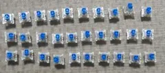 青軸キーボードスイッチ　30個　ジャンク 02