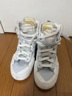 Sacai x Nike ブレーザー　ミッド　ホワイトグレー