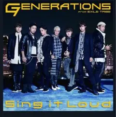 【FC限定】GENERATIONS Singit Loud クリアポスター