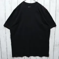 メンズXL【B品】ナイキTシャツ無地黒1552