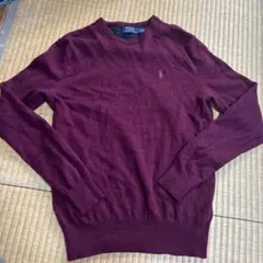 バーガンディ ニット