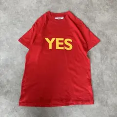 KATHARINE HAMNETT YES Tシャツ レッド　Mサイズ　半袖のサムネイル