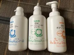 シャボン玉石けん EM シャンプー リンス ボディーソープ 3本セットのサムネイル