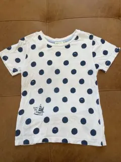 BEAMS mini Tシャツ　半袖　ドット　120㎝