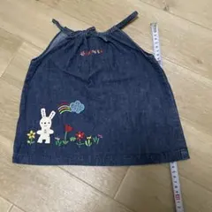 ミキハウス　キャミワンピース80㎝のサムネイル